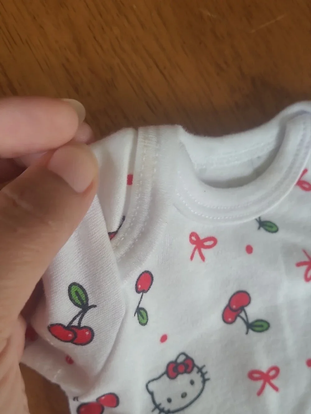 Hello Kitty Red and White Baby Bodysuit Set